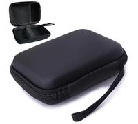 QFDSHOPCO Étui de transport rigide avec fermeture éclair compatible avec les câbles Garmin Edge Explore 2 Garmin Edge 1050 1040 1030 Plus 840 830 820 540 530 et Varia RTL515 Radar (noir)