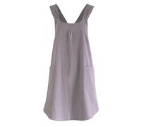 QFEHTHSK 1 Tablier Simple en Coton Et Lin De Style Japonais Et Coréen, Tablier De Maison pour Femmes, Tablier n'a Pas Besoin D'Être Noué, Tablier De Cuisine, Tablier Adapté À Plusieurs Scènes