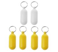 QFEHTHSK 6Pcs Porte-Clés Flottants, Porte-Clés De Plongée Surf, Porte-Clés De Pêche, Porte-Clés De Voyage À La Plage, Cadeaux De Voyage D’Été, Accessoires De Sports Nautiques