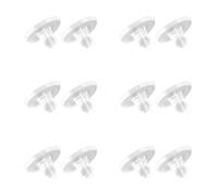 QFEHTHSK Bouchons De Boucles D’Oreilles en Silicone 12Pcs, Boucles De Boucles D’Oreilles en Silicone Souple, Accessoires De Boucles D’Oreilles, Boucles De Boucles D’Oreilles Anti-Chute