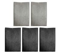 QFEHTHSK Lot De 5 Chiffons De Nettoyage, Outils De Nettoyage Ménagers, Chiffon De Nettoyage Réutilisable, Adaptés Au Verre, Aux Miroirs, À La Vaisselle, Aux Meubles Et Plus Encore.