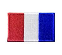 QFEHTHSK Patch Drapeau Français 1 Pièce - Broderie De Couture et Réparation De Vêtements, Créatif à La Mode pour Vêtements, Sacs à Dos, Chapeaux