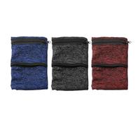 QFEHTHSK Sac De Poignet De Sport 3 Pièces, Dragonne À Fermeture Éclair, Porte-Cartes Portefeuille Portable, Brassard De Sport Absorbant La Transpiration, Adapté Au Football, À La Course Et Au Fitness