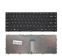 QFFOZSW Clavier américain pour Ordinateur Portable IdeaPad 300-14 14ISK 14IBR 305-14IBD/Flex2 14 Flex2 14AP 14DAP (Anglais) Facile à remplacer(US Black)