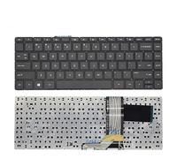 QFFOZSW Clavier américain/Russe pour Ordinateur Portable HP Pavilion 14-v140la v148ca v150la v152xx v219tx v168nr 773713-161 767263-161 Facile à remplacer(US Black)