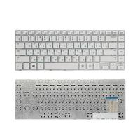 QFFOZSW Clavier pour Ordinateur Portable (Anglais/Russe) Compatible avec Les modèles NP-370R4E, 450R4V, 470R4E, 455R4J, 450R4Q, 530U4E et 450R4E Facile à remplacer(RU White)