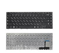 QFFOZSW Clavier pour Ordinateur Portable (Anglais/Russe) Compatible avec Les modèles NP-370R4E, 450R4V, 470R4E, 455R4J, 450R4Q, 530U4E et 450R4E Facile à remplacer(RU Black)