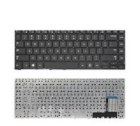 QFFOZSW Clavier pour Ordinateur Portable (Anglais/Russe) Compatible avec Les modèles NP-370R4E, 450R4V, 470R4E, 455R4J, 450R4Q, 530U4E et 450R4E Facile à remplacer(US Black)