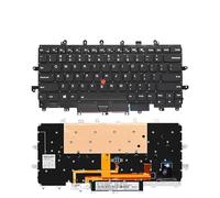 QFFOZSW Clavier pour Ordinateur Portable Thinkpad X1 Carbon 4e génération 4 MT : 20FB 20FC Rétroéclairage X1C 2016 Anglais US Russe Facile à remplacer(US X1 Carbon2016year)