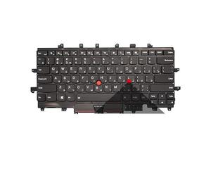 QFFOZSW Clavier pour Ordinateur Portable Thinkpad X1 Carbon 4e génération 4 MT : 20FB 20FC Rétroéclairage X1C 2016 Anglais US Russe Facile à remplacer(RU X1 Carbon2016year)
