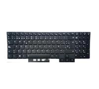 QFFOZSW Clavier rétroéclairé UK/RU/US/So PT-BR Brésil pour Ordinateur Portable Legion 5 15ACH6 15ACH6A 15ACH6H 82NW 82JU 82JY V193320BK1 PR5CYBG-UK Facile à remplacer(SP White Word Light)