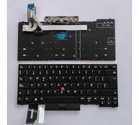 QFFOZSW Disposition SP pour Clavier d'ordinateur Portable Lenovo TP00092A 01YP320 01YP240 E480 E490 T480S L480 T490 T495 L380 L390 Yoga L490 P43S E485 E495(Black no Backlit SP)