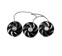QFFOZSW Ventilateur de Carte Graphique RTX5080 RTX5090 GPU Fans PLD10020B12H DC12V 0.65A 4Pin pour MSI pour GeForce RTX 5070 Ti 5080 5090 SUPRIM OC Facile à remplacer(3-Fan)