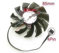QFFOZSW Ventilateur de Refroidissement VGA PLA09215S12H PLA09215B12H 12 V 0,50 A 85 mm pour Carte Graphique Gigabyte GTX960 GTXG970 ITX Facile à remplacer(PLA09215B12H-4PIN_NO RGB)