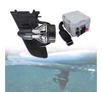 QFGain Aileron éLectrique pour Paddle, Moteur sous-Marin avec TéLéCommande au Poignet pour Kayak Gonflable et Planche de Surf - sans PerçAge, 160 W