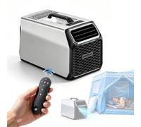 QFGain Climatiseur Portable avec Tuyau d'Évacuation, 24 V, 5100 Btu 1400W