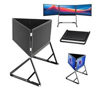 QFGain ÉCran Portable Triple éCran 15,6" Fhd 1080P IPS, Alimentation USB-C, DeuxièMe éCran pour Ordinateur Portable, éCran De Voyage PrêT à l'emploi pour TéLéTravail, Codage, Jeux VidéO Et MultitâChe