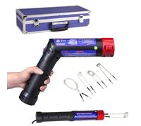 QFGain Kit De Chauffage par Induction 1700 W pour La RéParation Automobile Et L'Extraction De Vis RouilléEs - Extracteur De Boulons Portatif sans Flamme avec 4 Bobines Et Coffret, PoignéE Rotative