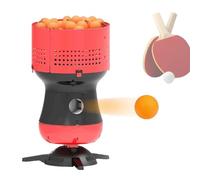 QFGain Lanceur De Balles De Ping-Pong pour L'EntraîNement - 90 Balles De RéServe | Deux Modes De Service | TéLéCommande sans Fil, Lanceur De Balles D'EntraîNement Portable pour Tennis De Table