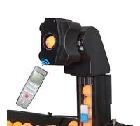 QFGain Machine D'EntraîNement De Ping-Pong, Robot De Tennis De Table avec 9 Balles à Rotations DifféRentes, Lanceur De Balles Automatique pour L'EntraîNement, Lanceur De Balles d'exercice,200balls
