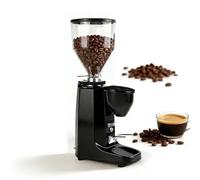 QFGain Moulin à Café Expresso Programmable avec Dosage NuméRique Et RéGlage par Filetage MéTallique De 0,01 Mm, Plus De 15 RéGlages De Mouture pour Les MéThodes D'Infusion Douce Black