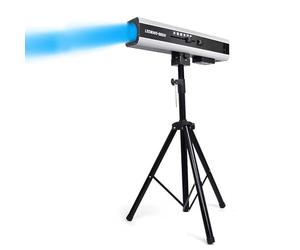 QFGain Projecteur De Poursuite LED De Concert avec TréPied - Objectif HD Double Focale, éClairage De ScèNe Disco à ContrôLe Manuel, Ouverture Et Zoom RéGlables, 3 TempéRatures De Couleur,880W