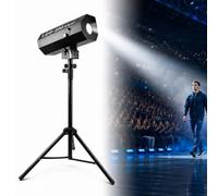 QFGain Projecteur de Poursuite pour Concert avec Mise au Point Manuelle,10°-60° 200W