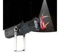 QFGain RéFlecteur Pinspot LED Rvb avec 3 Fonctions De ContrôLe, Mode Automatique, ContrôLe DM×, Mode MaîTre-Esclave, 19-50° pour La DéCoration De SoiréEs Disco à Domicile, Effets Stroboscopiques 200W
