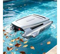 QFGain Robot Skimmer Solaire Compact pour Tous Types de Piscines - Vitesse de DéPlacement de 7 à 10 M/Min Grey