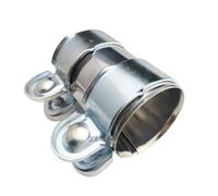 QFJFBGGH Embout d'échappement Connecteur De Tuyau D'échappement 1.5-3.0" Adaptateur Tube Manchon Menuisier Connecteur Tuyau Serrage Longueur Menuisier 95mm Embout Echappement(1.5inch ID38mm)