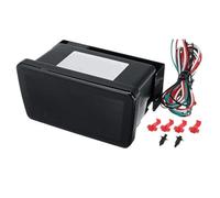 QFJFBGGH Feu Stop Feu Arrière Antibrouillard LED 3ème Freinage Recul Stroboscope LED Pour Subaru WRX Sti Pour Impreza XV Pour Crosstrek Arrière/frein Troisième Feux de Freinage(Noir)