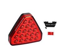 QFJFBGGH Feu Stop Feu Stop Arrière Universel Triangle Sport 19 LED Feu Antibrouillard Arrière «troisième Feu Stop Arrière» DRL Pour JDM Pour BBA Troisième Feux de Freinage(Rouge)