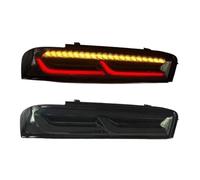 QFJFBGGH Feux arrière Ensemble De Feux Arrière Voiture Pour Chevy Pour Camaro 16-17 LED Clignotants Dynamiques Feux Arrière Feux Antibrouillard Inverse feux arrière de voiture(Smoker)