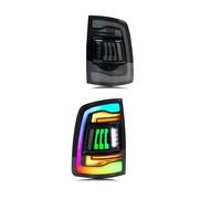 QFJFBGGH Feux arrière Ensemble Feux Arrière Pour RAM1500 09-18 Pour RAM2500 13-18 LED Clignotants Dynamiques Feux Arrière Feux Arrière feux arrière de voiture(RGB V2)