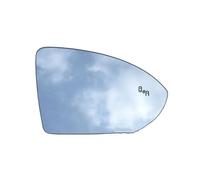 QFJFBGGH Glace De Rétroviseur pour VW pour Golf 7 7.5 VII pour GTI pour GTD pour GTE MK7 2013-2020 Voiture Rétroviseur Chauffant en Verre Angle Mort(Droite)