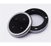 QFJFBGGH Intérieur Couverture Garniture Autocollants pour Boutons Multimédia Voiture pour BMW Série 1 3 5 7 X1 X3 F25 X5 E70 X6 E71 F30 F10 F07 E90 F11 E92 F20 Cover Strips D'intérieur(Arrow 7key)