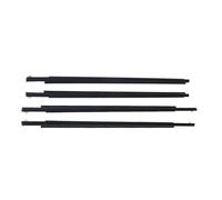 QFJFBGGH Joints Vitres Voiture 4 pièces Joint étanchéité Caoutchouc fenêtre extérieure Voiture pour Toyota pour Prius pour NHW20 2003-2009 Bande étanchéité étanche Pression Bande Joint Voiture
