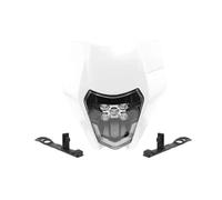 QFJFBGGH Phare Avant Plaque Phare À LED pour Moto EXC XC SX MX XC 125 250 300 450 pour Supermoto pour Enduro Universal Dirt Bike Motocross Phares Moto Phare(HL101-5-2)