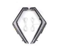 QFJFBGGH Phare Moto Feu Avant UTV IP67 Clignotants Pour Polaris RZR XP 4 1000/Pour Turbo S/Pour Trail S 900 1000 2019-2025 Phare LED Moto Rond