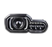 QFJFBGGH Phares Avant pour Moto Phare À LED pour BMW F650GS pour F700GS pour F800GS F800ADV F800R Feux De Route/Croisement avec Kit D'assemblage DRL Lumière De Remplacement Accessoires De Moto