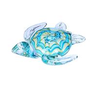 QFkris Figurine en Verre soufflé Faite à la Main, Sculpture en Verre, décoration d'intérieur, Cadeau de Naissance