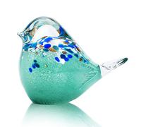 QFkris Grandes Figurines d'oiseaux en Verre soufflé Faites à la Main - Poids du Papier - Objets de Collection - Sculpture d'animal - Décoration de Table d'intérieur