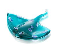 QFkris Qf Glass Ray Fish Figurine d'animaux Marins Faite à la Main Raie Manta en Cristal
