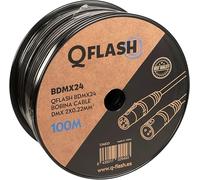 QFLASH BDMX24 Bobine de câble DMX 2 x 0,22 mm 100 m