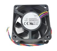 QFR0612DH 12V 1.10A 6025 6CM Ventilateur 4 fils