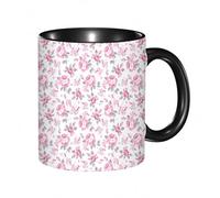 QFSDGY Tasse à Café | Tasse Céramique Fine | Cadeau Original | 330ml | Mug avec Anse | Cadeau Original pour Homme et Femme | Loup de l'ombre aux yeux aussi brillants que des lasers