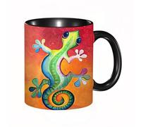 QFSDGY Tasse à Café | Tasse Céramique Fine | Cadeau Original | 330ml | Mug avec Anse | Cadeau Original pour Homme et Femme | Plantes vertes intactes, jungle, préoccupations environnementales