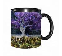 QFSDGY Tasse à Café | Tasse Céramique Fine | Cadeau Original | 330ml | Mug avec Anse | Cadeau Original pour Homme et Femme | Illustration détaillée d'un bateau pirate, voilier, thème nautique et mar
