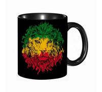 QFSDGY Tasse à Café | Tasse Céramique Fine | Cadeau Original | 330ml | Mug avec Anse | Cadeau Original pour Homme et Femme | Rasta, icône de la musique reggae jamaïcaine, inspirée par le mouvement r