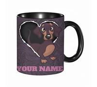 QFSDGY Tasse à Café | Tasse Céramique Fine | Cadeau Original | 330ml | Mug avec Anse | Cadeau Original pour Homme et Femme | Un adorable cerf se repose dans l'herbe. Dessin à l'aquarelle